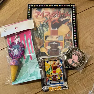 이토 준지 아이스크림 버스 굿즈 세트 4종