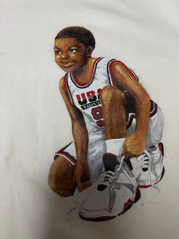 즉시 완판 APPLEBUM 애플바움 USA 드림 팀 T셔츠 XL