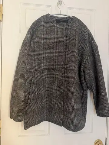 슈퍼 140 비버 노카라 숏코트 저널 스탠다드