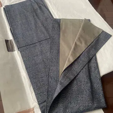 11/2.3 한정판 판매 네이비 x 그레이 추상 패턴 직물 165/67