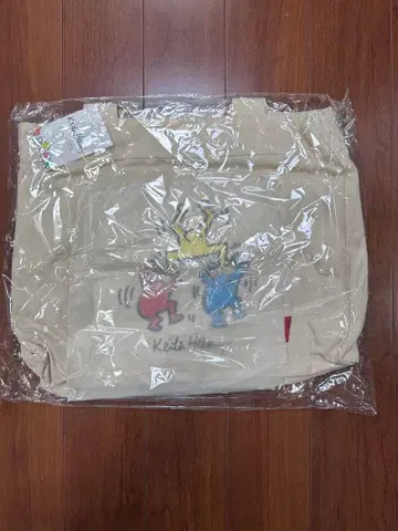 Keith Haring 아트 토트백 아이보리