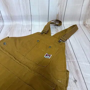 BEN DAVIS 에이프런 부착 오버롤 살로펫 덕 캔버스