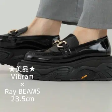 최종 가격 인하 새상품급 vibram Ray BEAMS 볼륨 밑창 로퍼