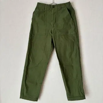 THE SHINZONE 올리브 그린 워크 팬츠