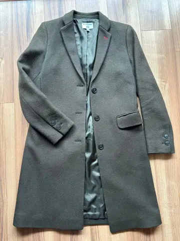 UNIQLO - Ines 슬림 체스터 코트 카키