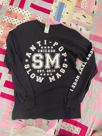 SLOW MASS 롱 슬리브 T셔츠 블랙