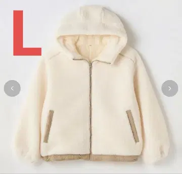 시마무라 yumi tal by yumi 블루종 코트 화이트 L