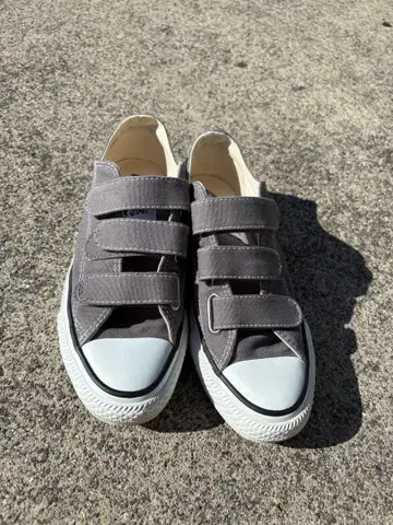 ALL STAR 그레이 벨크로 스니커즈
