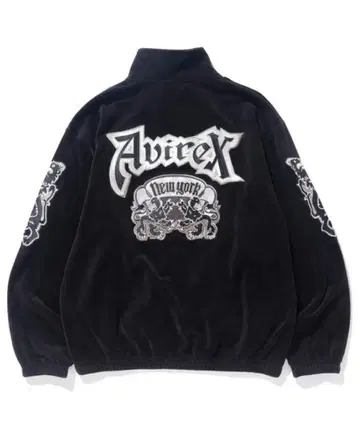 XLARGE x AVIREX 콜라보 벨로아 블루종