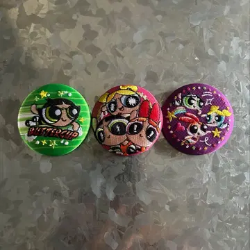 파워퍼프걸스 자수 배지