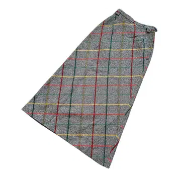 빈티지 트위드 롱 스커트