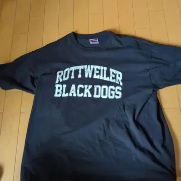 Rottweiler Black Dogs T셔츠 L사이즈 블랙