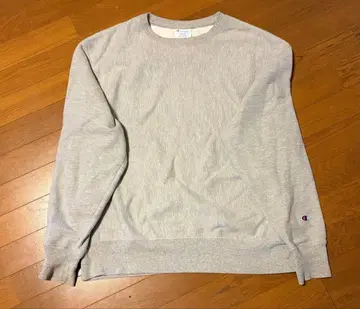 챔피온 리버스 위브 크루넥 맨투맨 단색 파랑 택