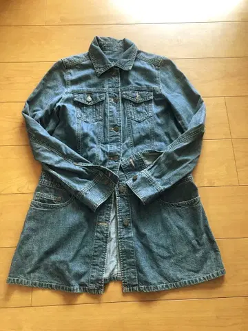 EAST BOY 데님 자켓 롱 기장