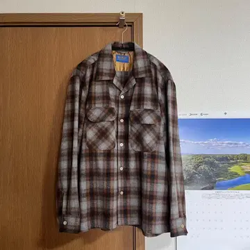 Back Number 백넘버 보드 셔츠 옴브레 펜들턴