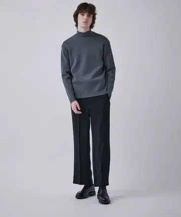 퍼블릭 도쿄 바운드 울 모크넥 니트 PUBLIC TOKYO