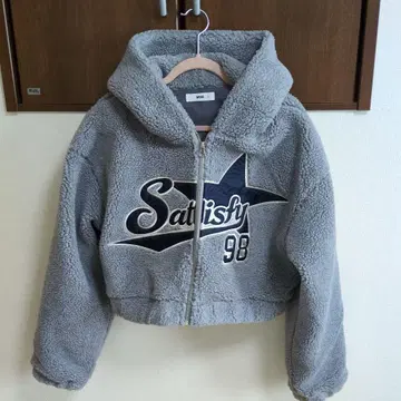 WEGO 그레이 플리스 자켓