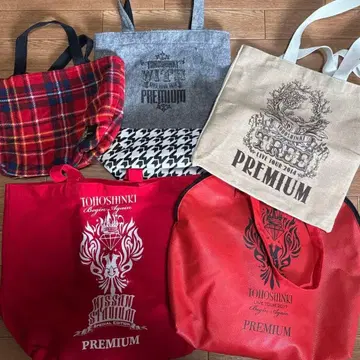 동방신기 투어 굿즈 백 세트 5종 프리미엄 시트 한정판