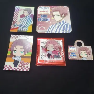 블루 록 웬디즈 아크릴 스탠드 카드 코스터 택 이토시 사에