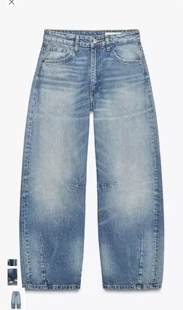 ZARA 2025 미드라이즈 BAGGY BALLOON 벌룬 데님