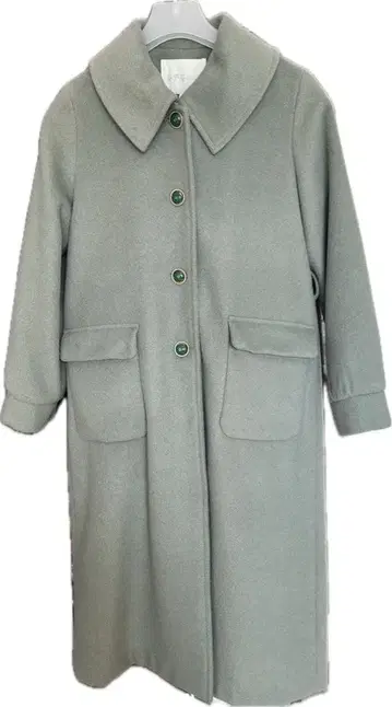 [ annechen ] 그린 롱 코트