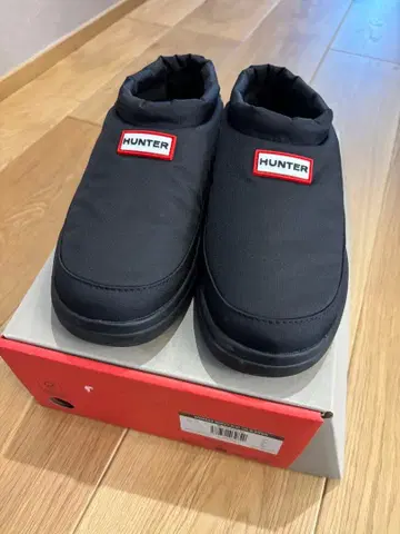 HUNTER 여성용 인/아웃 슬립온 슬리퍼 UK4