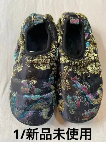 1 미사용 새상품 SUBU VAMP 차이나 드레스 샌들 신발 BLK