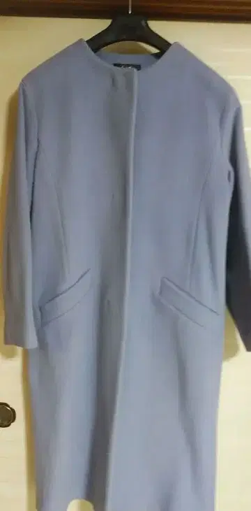 Rosso 라이트 블루 롱 코트