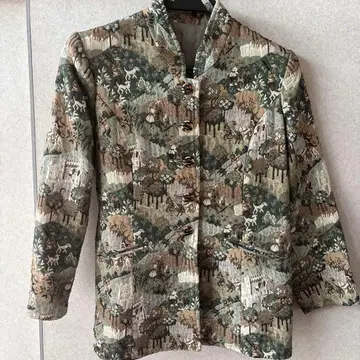 애니멀 무늬 아우터