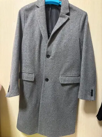 그레이 체스터 코트 M 사이즈