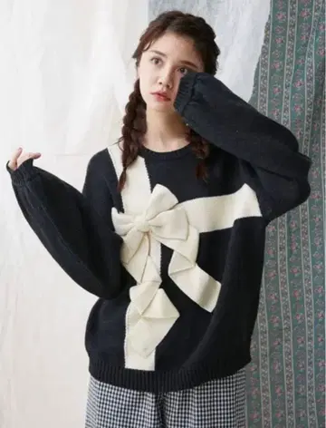 메리제니 선물 리본 니트