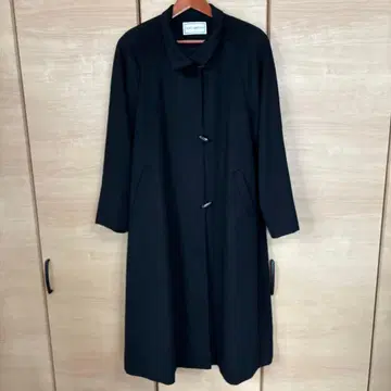 ALTO CAPPOTTO 블랙 울 캐시미어 롱 코트 M 사이즈