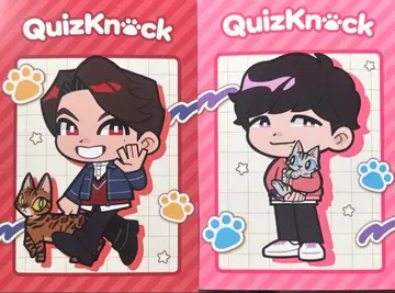 QuizKnock 마네키네코 콜라보 쿠이 포스트카드