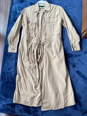 BANANA REPUBLIC 베이지 롱 코트 M