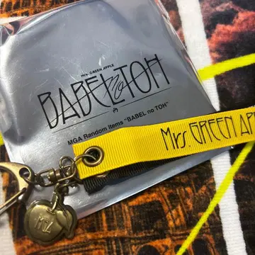 Mrs.GREENAPPLE 바벨탑 리본 키링