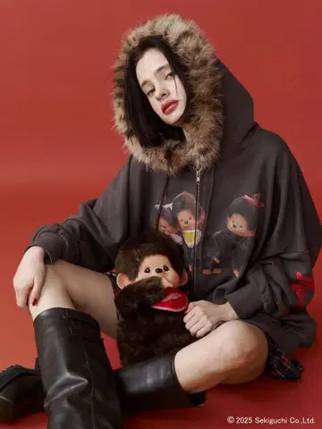 몽치치 jouetie 퍼 도킹 후디