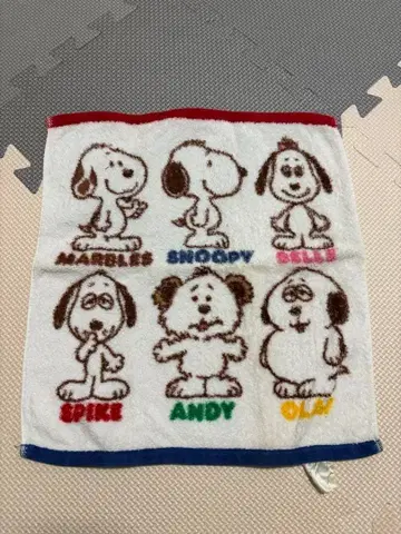 스누피 데이지힐 파피즈 핸드 타월 헤이세이 레트로 피넛 일본제