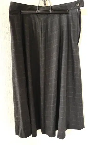 Mademoiselle NON NON 플레어 스커트 차콜 그레이