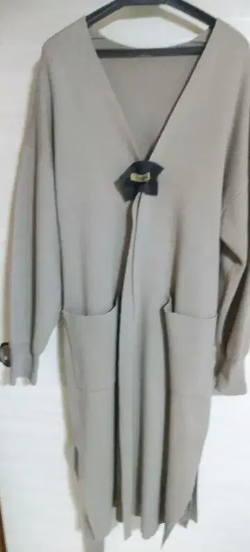 Mila Owen 모카 니트 롱 코트