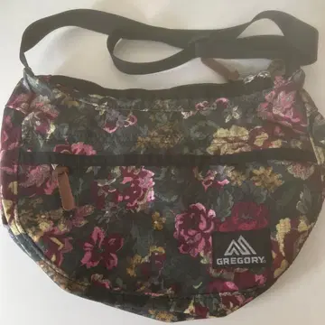 새상품 보관 GREGORY 꽃무늬 숄더백 무료배송