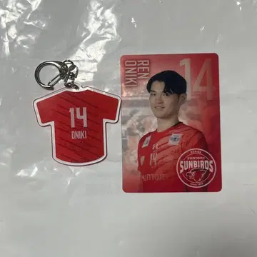 오니키 렌 아크릴 키링 클리어 카드