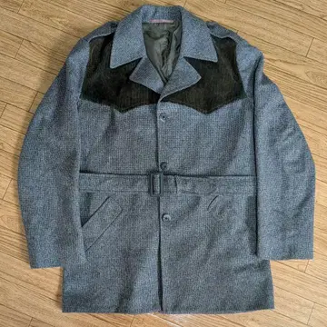 그린 그레이 울 트위드 자켓 영국제 60s 빈티지