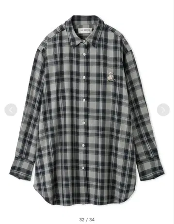 릴리 브라운 Lily Bear 체크 오버 셔츠