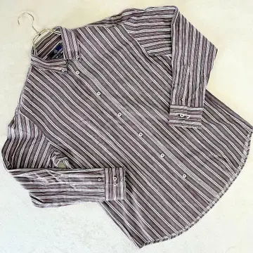 리갈프렌드 긴팔 셔츠 LL 버튼 다운 스트라이프 남성용 캐주얼