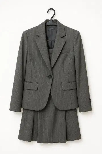 COMME CA ISM 스트라이프 수트 M