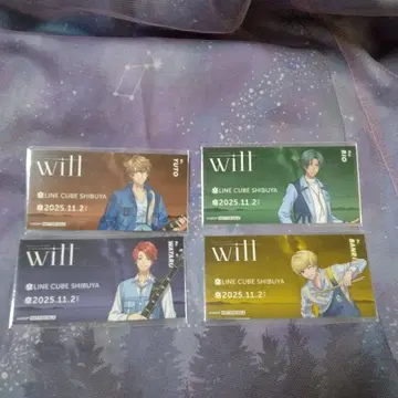 Argonavis LIVE 2025 -will- 스티커 특전