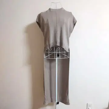 & gaime 앙젬 그레이지 슬리브리스 연미 니트 레어 디자인