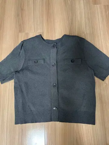 베이스먼트 반팔 가디건