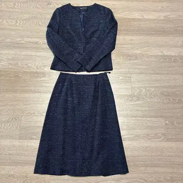 INDIVI 다크 블루 정장 세트 36