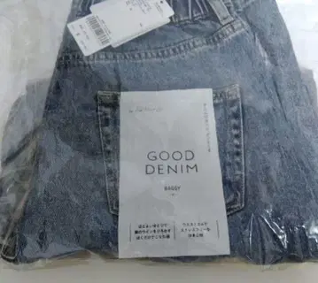 글로벌 워크 good 데님 배기 팬츠 배기진 m